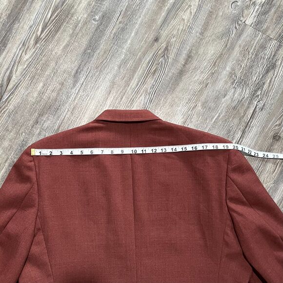 Rare Vintage 70's di Benedello Plum Wool Blazer Made in USA - Picture 7 of 12